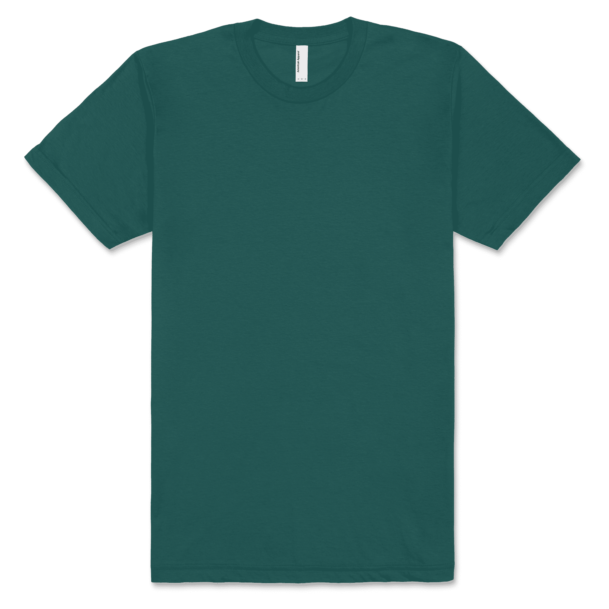 2001 American Apparel Unisex Fine Jersey Short Sleeve T-Shirt - Forest Green