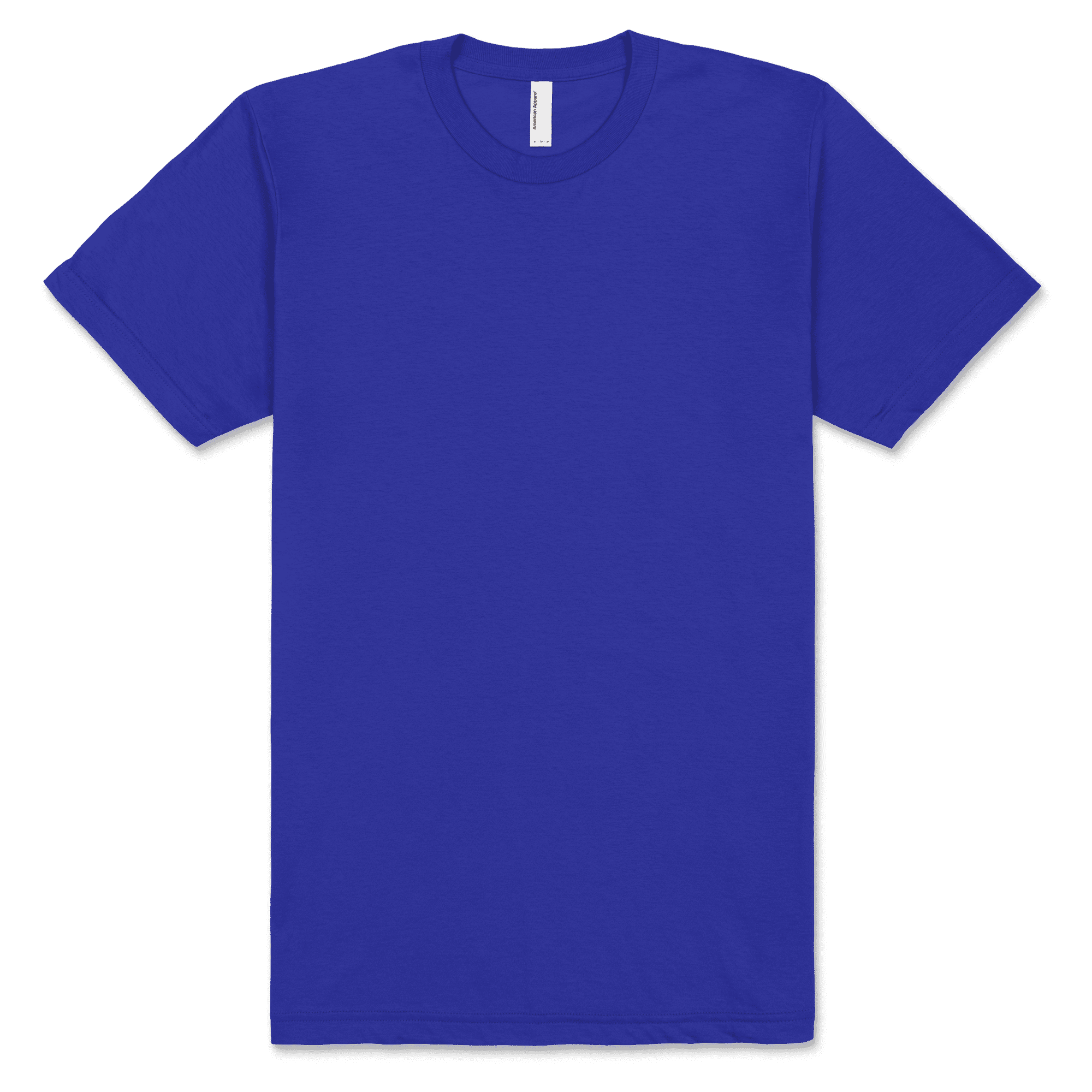 2001 American Apparel Unisex Fine Jersey Short Sleeve T-Shirt - Lapis
