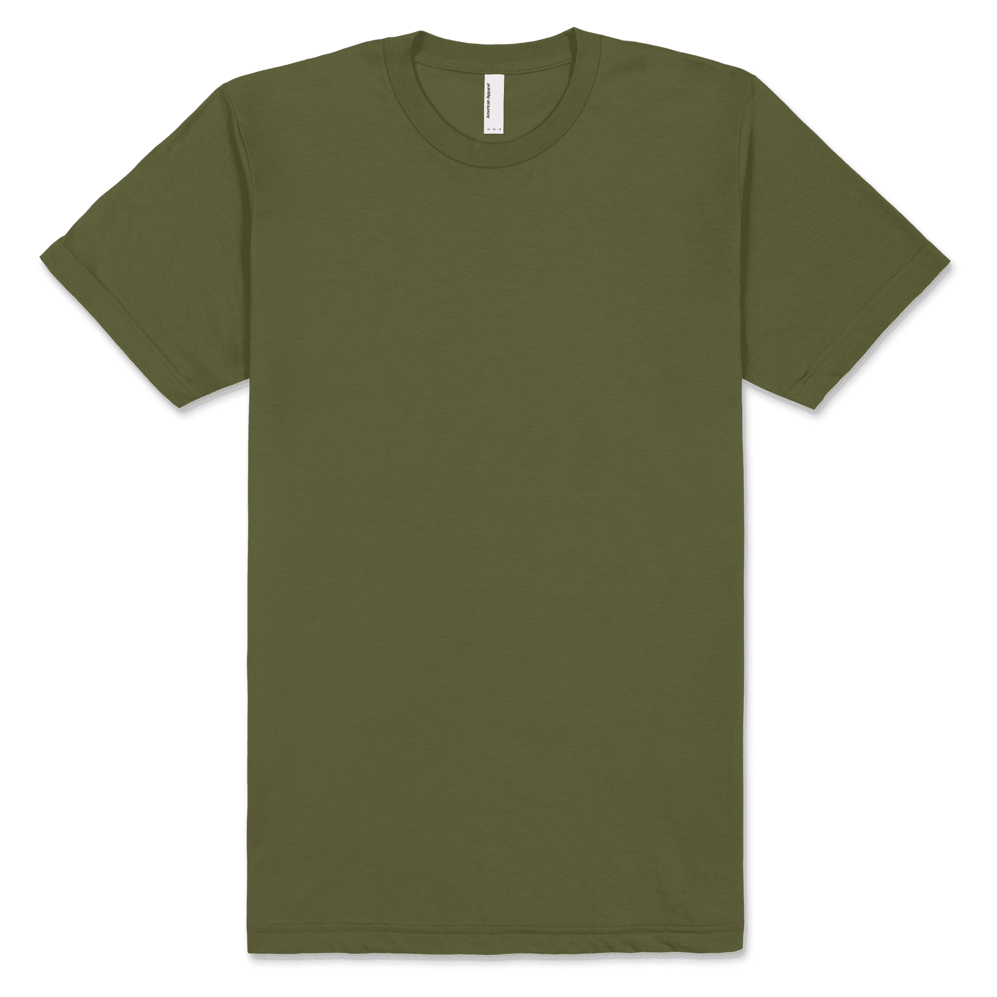 2001 American Apparel Unisex Fine Jersey Short Sleeve T-Shirt - Olive