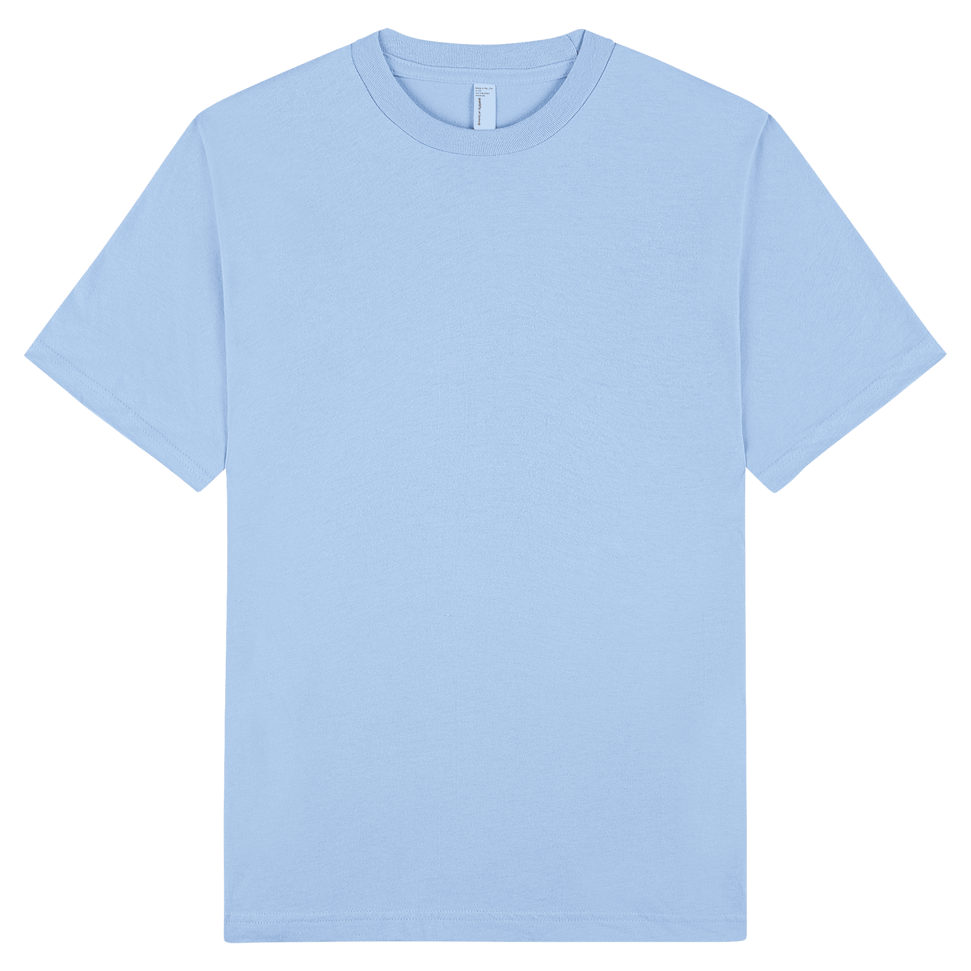 2001 American Apparel Unisex Fine Jersey Short Sleeve T-Shirt - Powder Blue