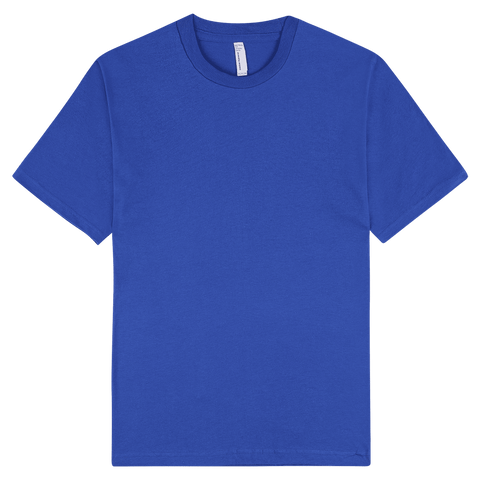 2001 American Apparel Unisex Fine Jersey Short Sleeve T-Shirt - Royal