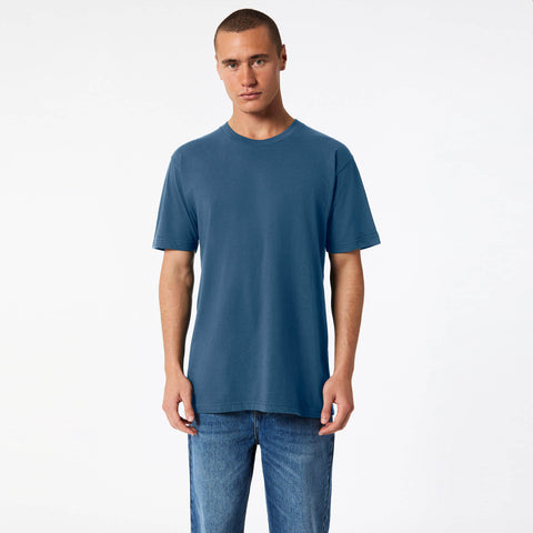 2001 American Apparel Unisex Fine Jersey Short Sleeve T-Shirt - Sea Blue
