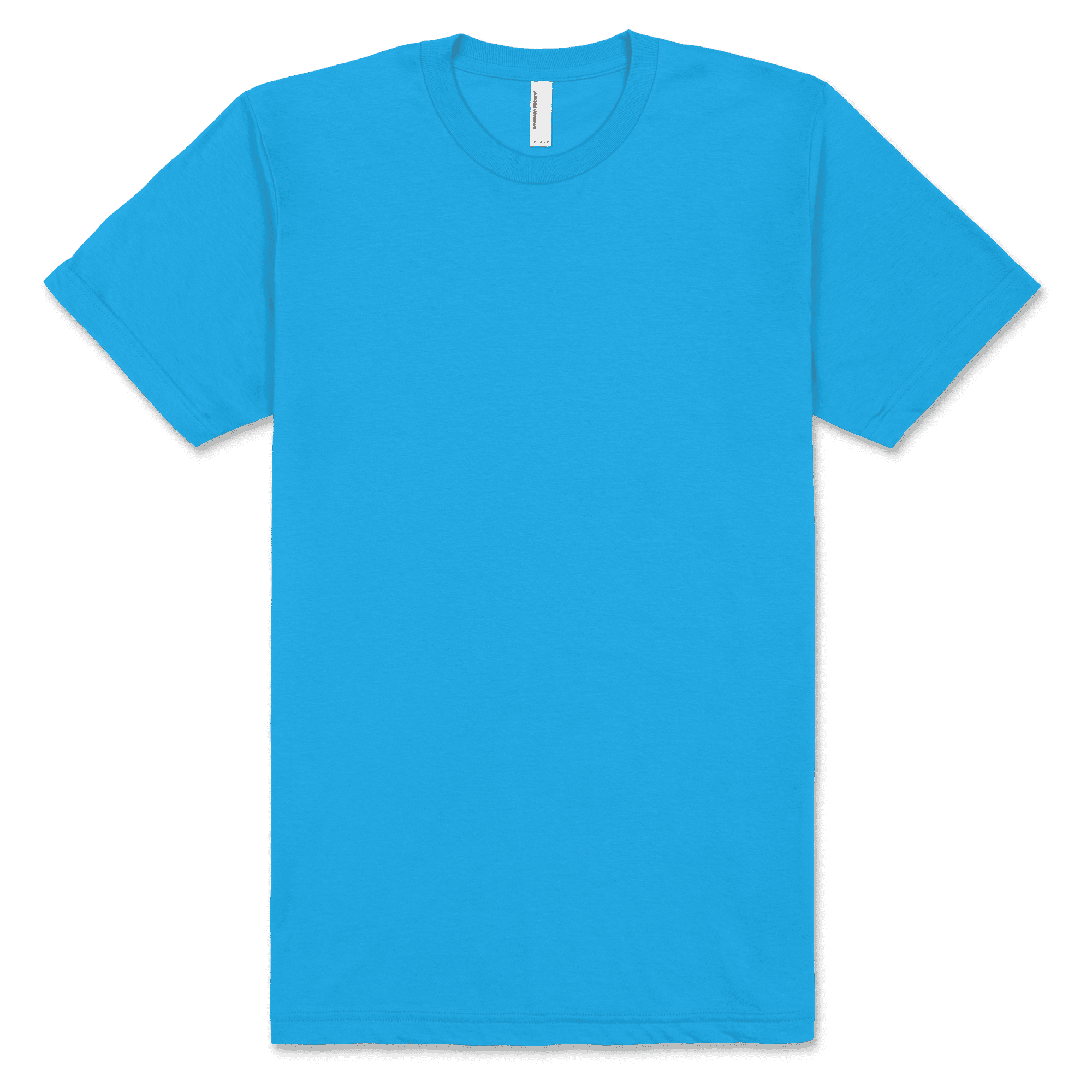 2001 American Apparel Unisex Fine Jersey Short Sleeve T-Shirt - Teal