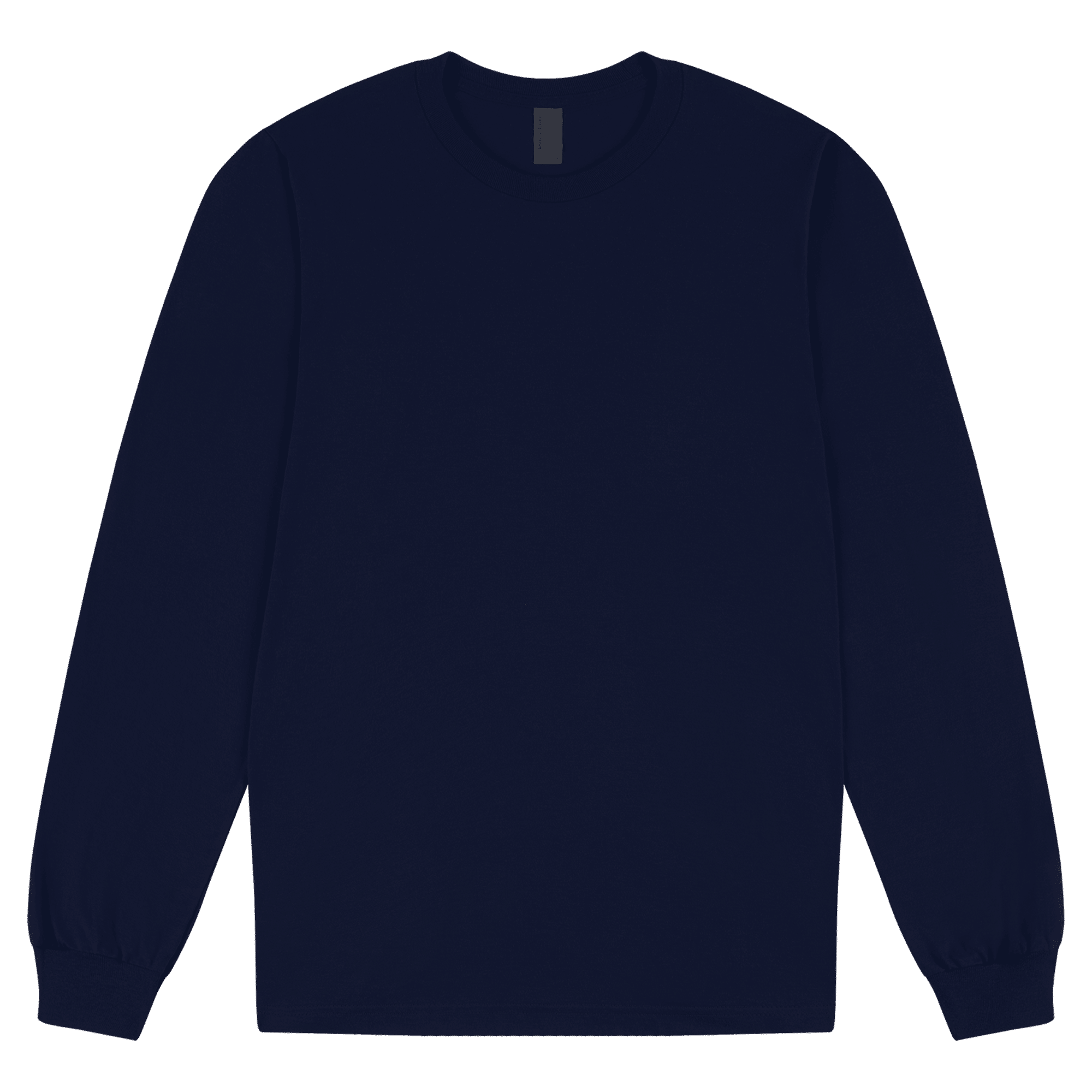 2007W American Apparel Cotton Long Sleeve Fine Jersey T-shirt - Navy