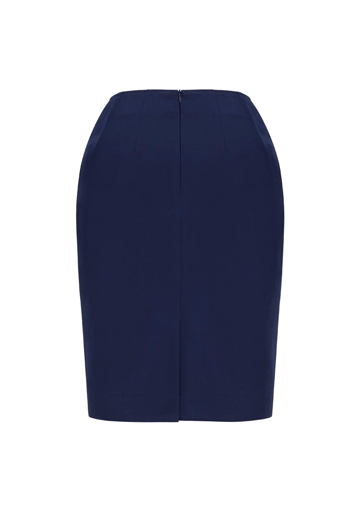 Siena Womens Bandless Pencil Skirt Marine back view