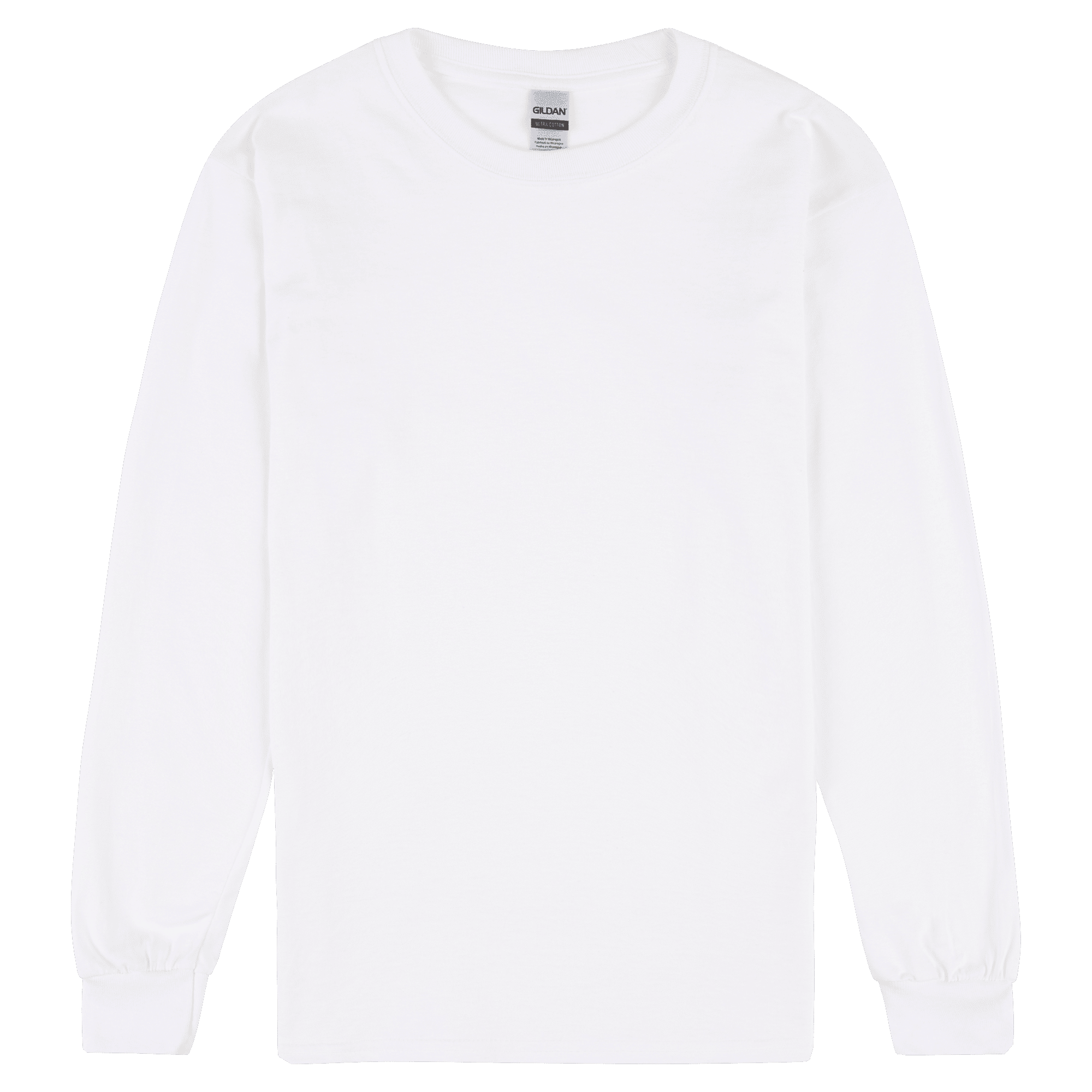 2400 Gildan Ultra Cotton Adult Long Sleeve T-Shirt - White