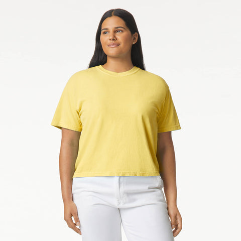 3023CL Comfort Colors Women's Heavyweight Boxy T-shirt - Butter