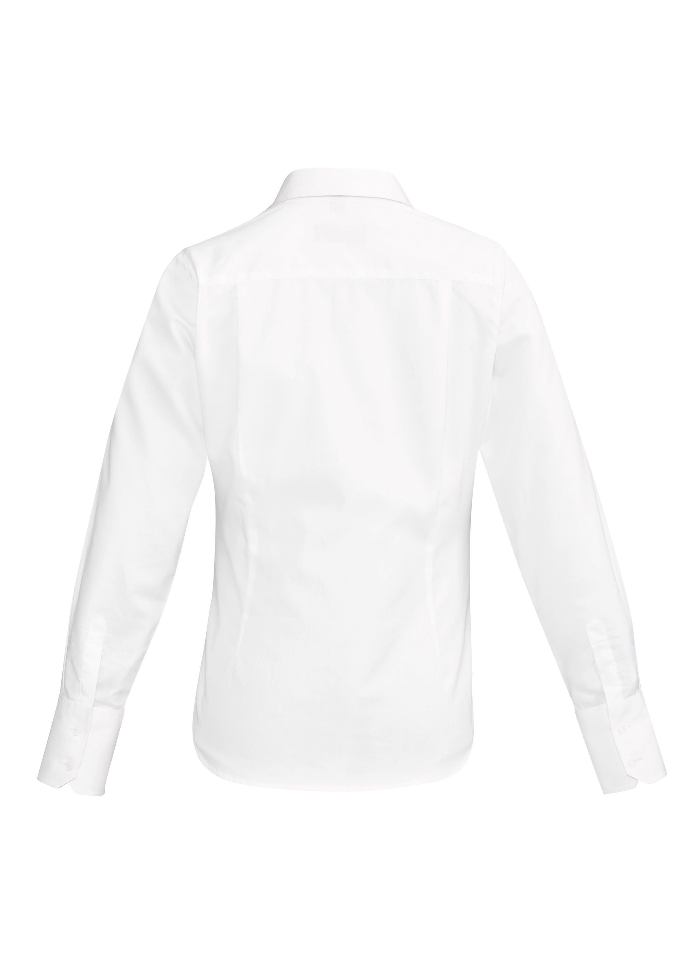 Hudson Womens Long Sleeve Shirt White back view