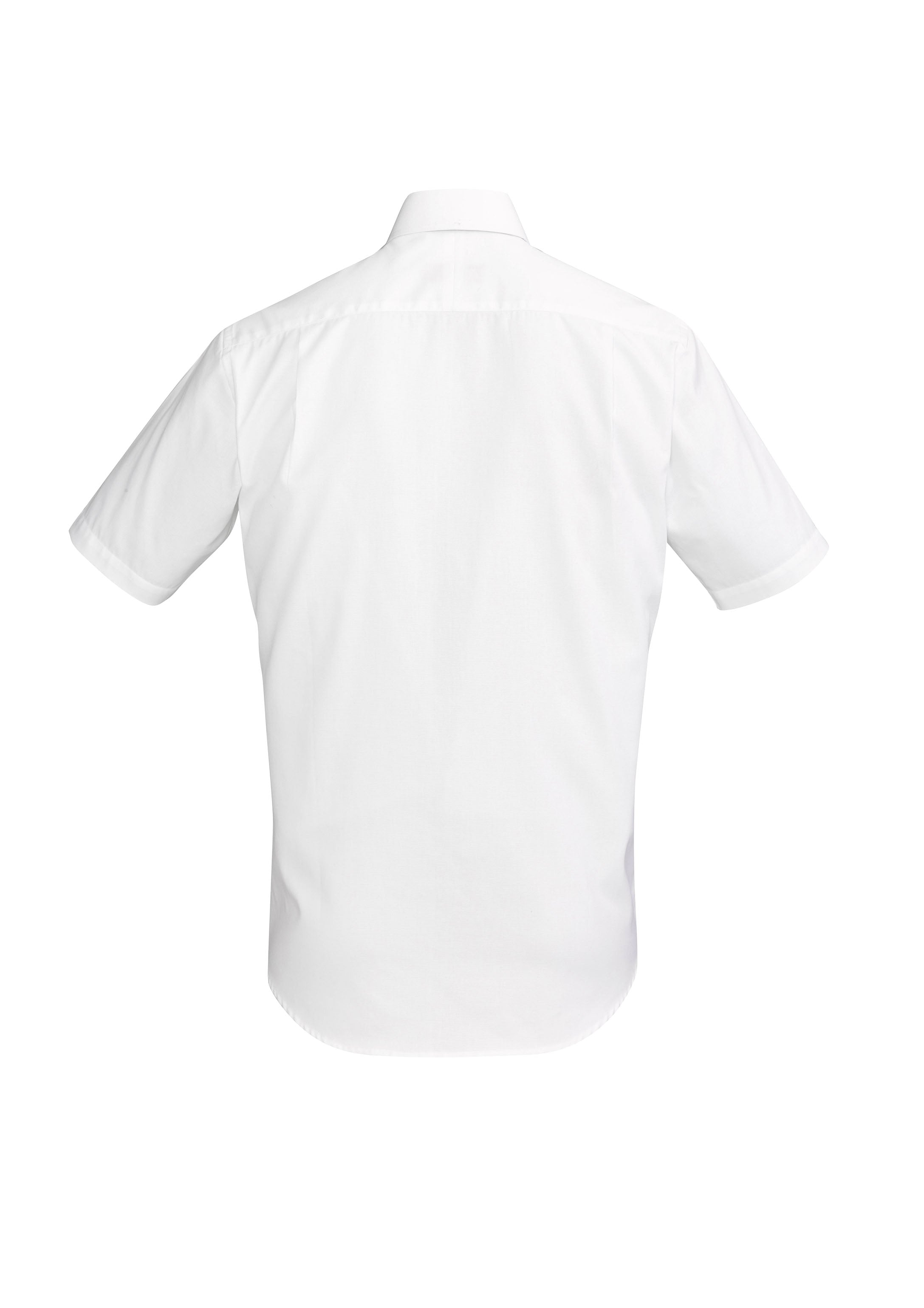Hudson Mens Short Sleeve Shirt White back view