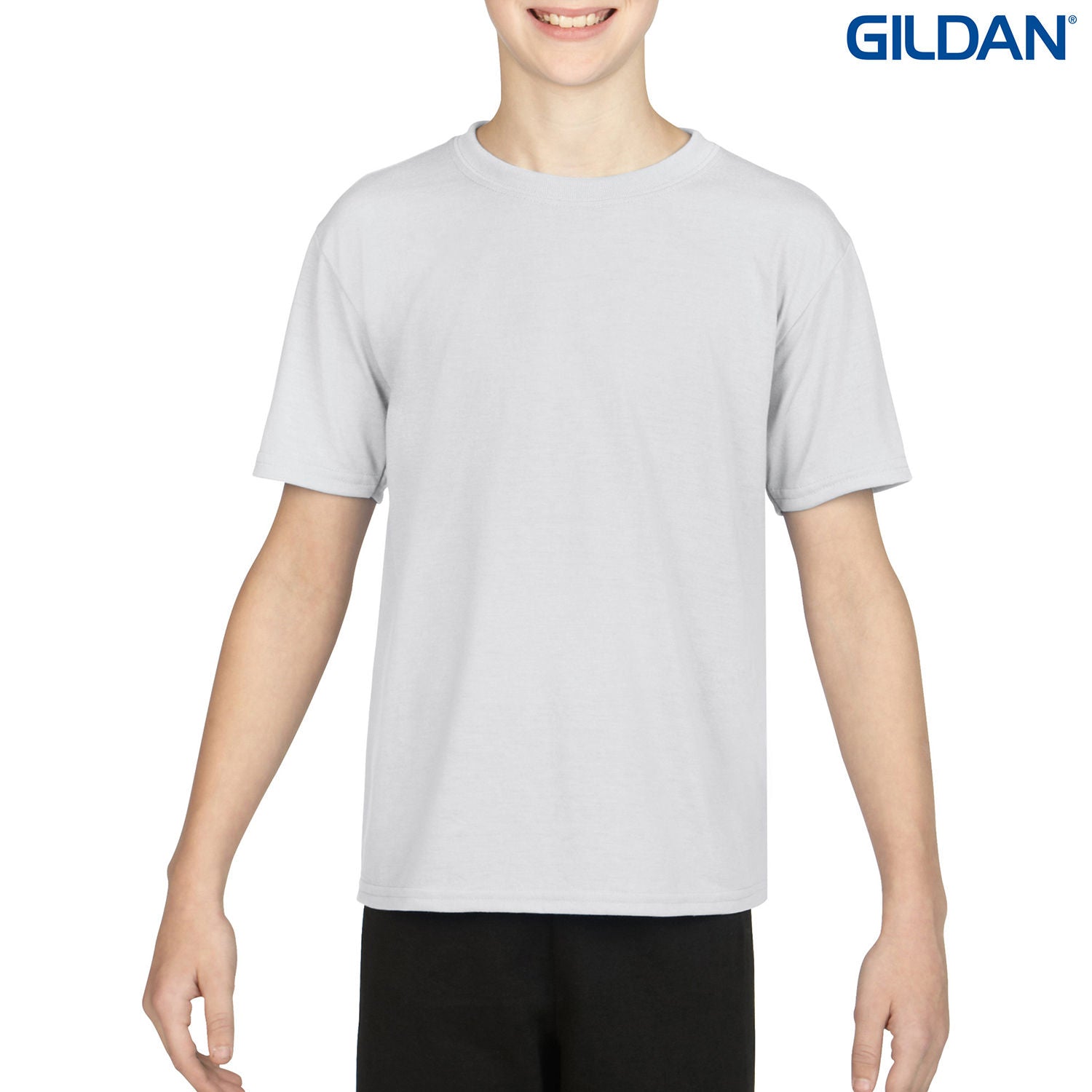 42000B Gildan Performance Youth T-Shirt - White