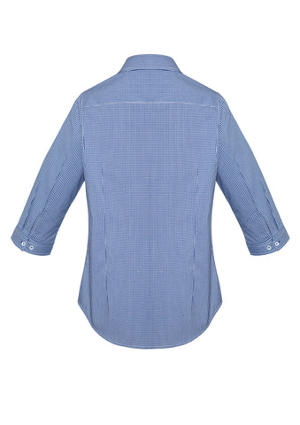 Newport Womens 3/4 Sleeve Shirt French Navy back view
