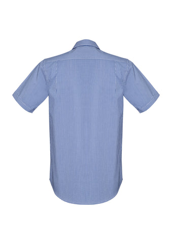 Newport Mens Short Sleeve Shirt French Navy back view