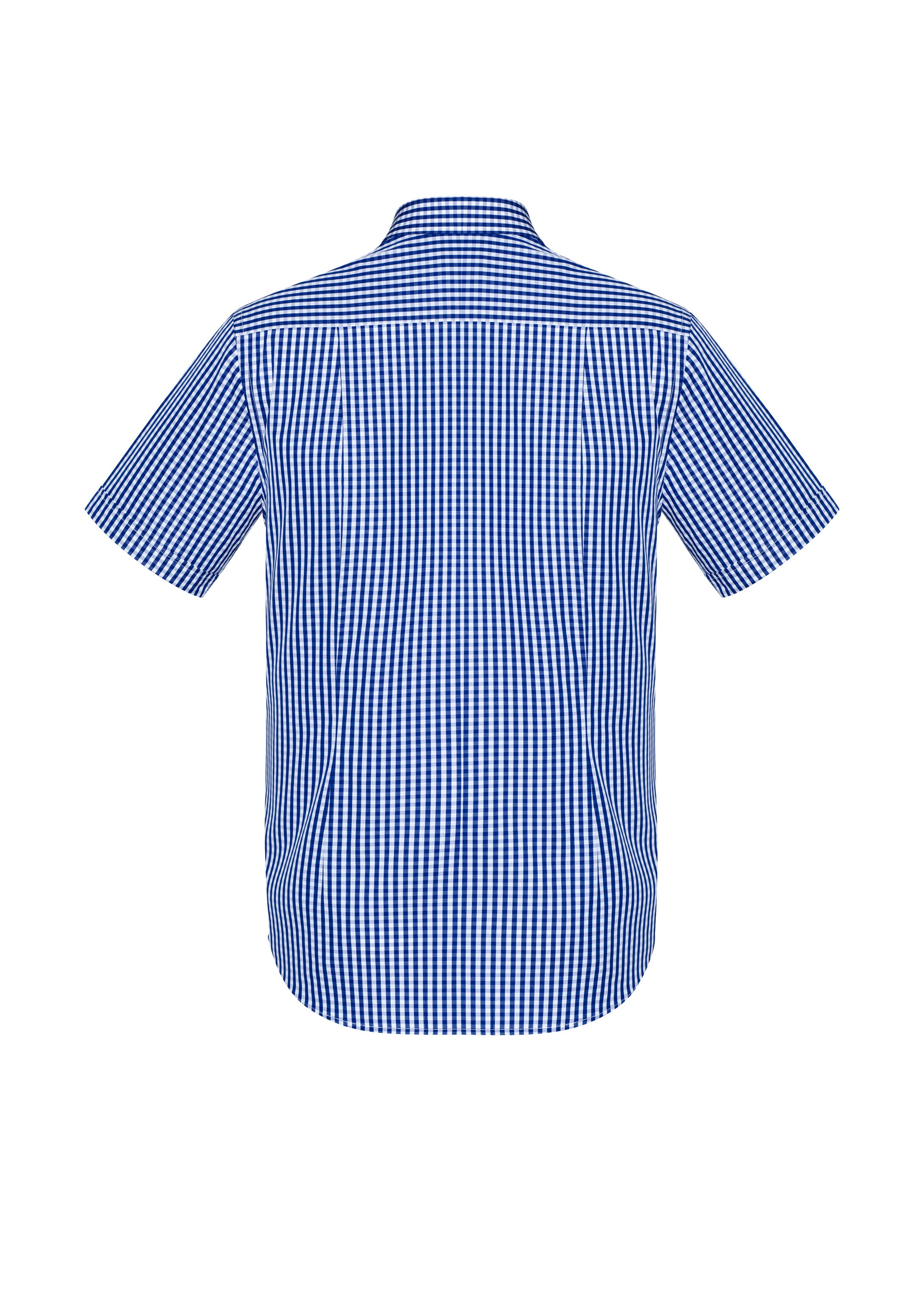 Springfield Mens Short Sleeve Shirt French Navy back view
