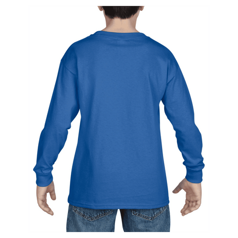 5400B Gildan Heavy Cotton Youth Long Sleeve T-shirt - Royal