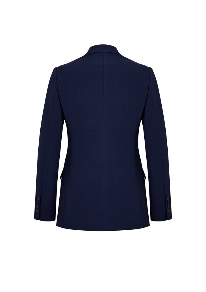 Siena Womens Longline Jacket Marine back view
