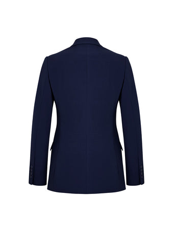 Siena Womens Longline Jacket Marine back view