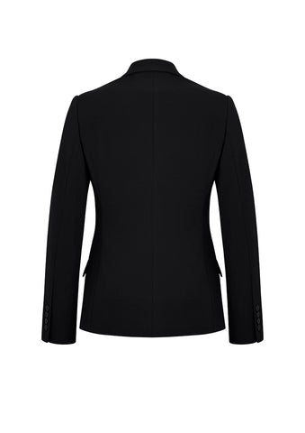Siena Womens Mid Length Jacket Black back view