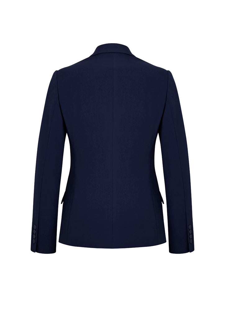 Siena Womens Mid Length Jacket Marine back view