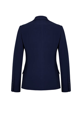 Siena Womens Mid Length Jacket Marine back view