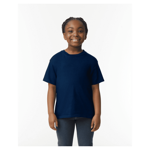 64000B Gildan Youth Softstyle Short Sleeve T-shirt - Navy