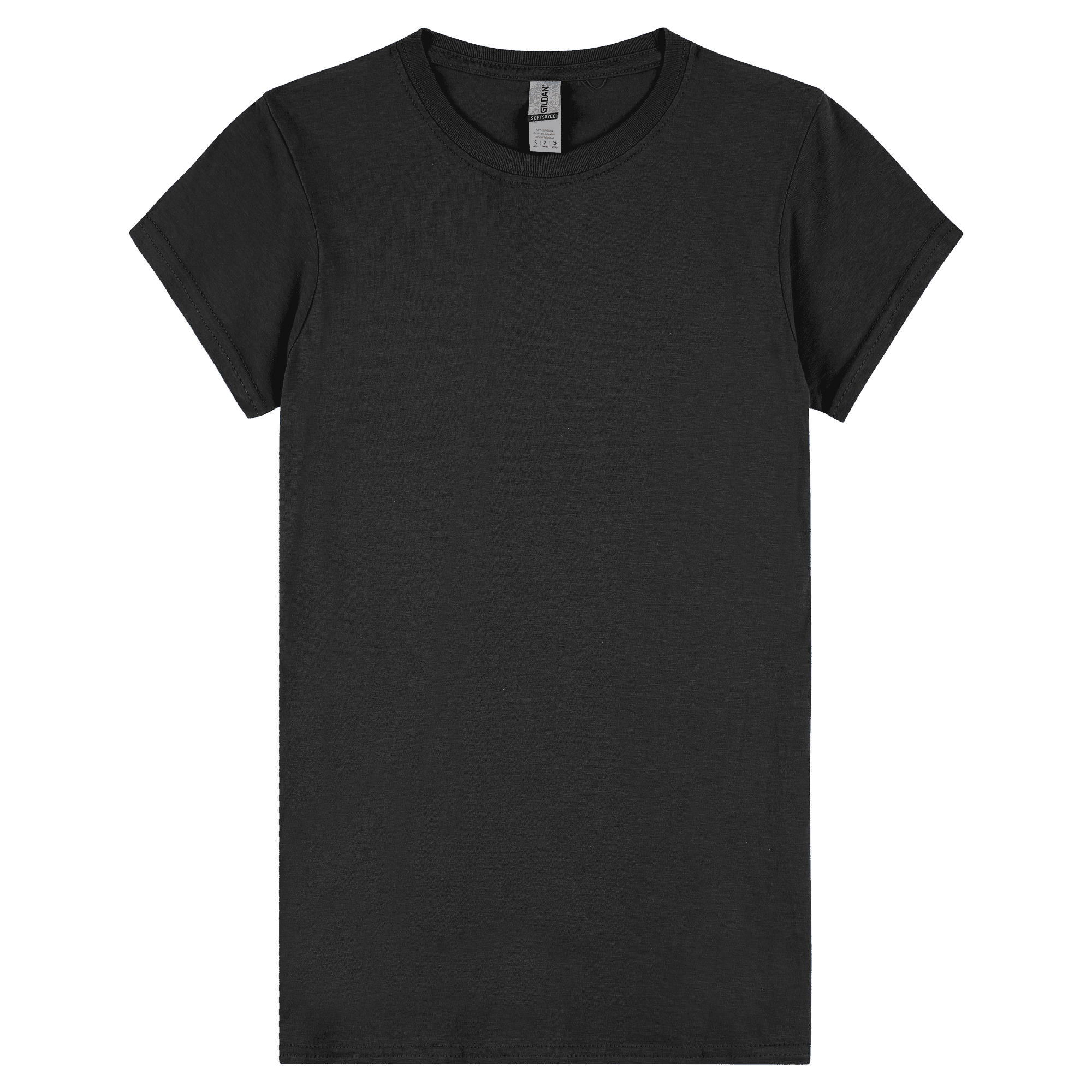 64000L Gildan Softstyle Ladies' T-Shirt - Black