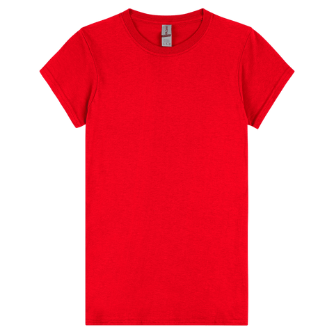 64000L Gildan Softstyle Ladies' T-Shirt - Red