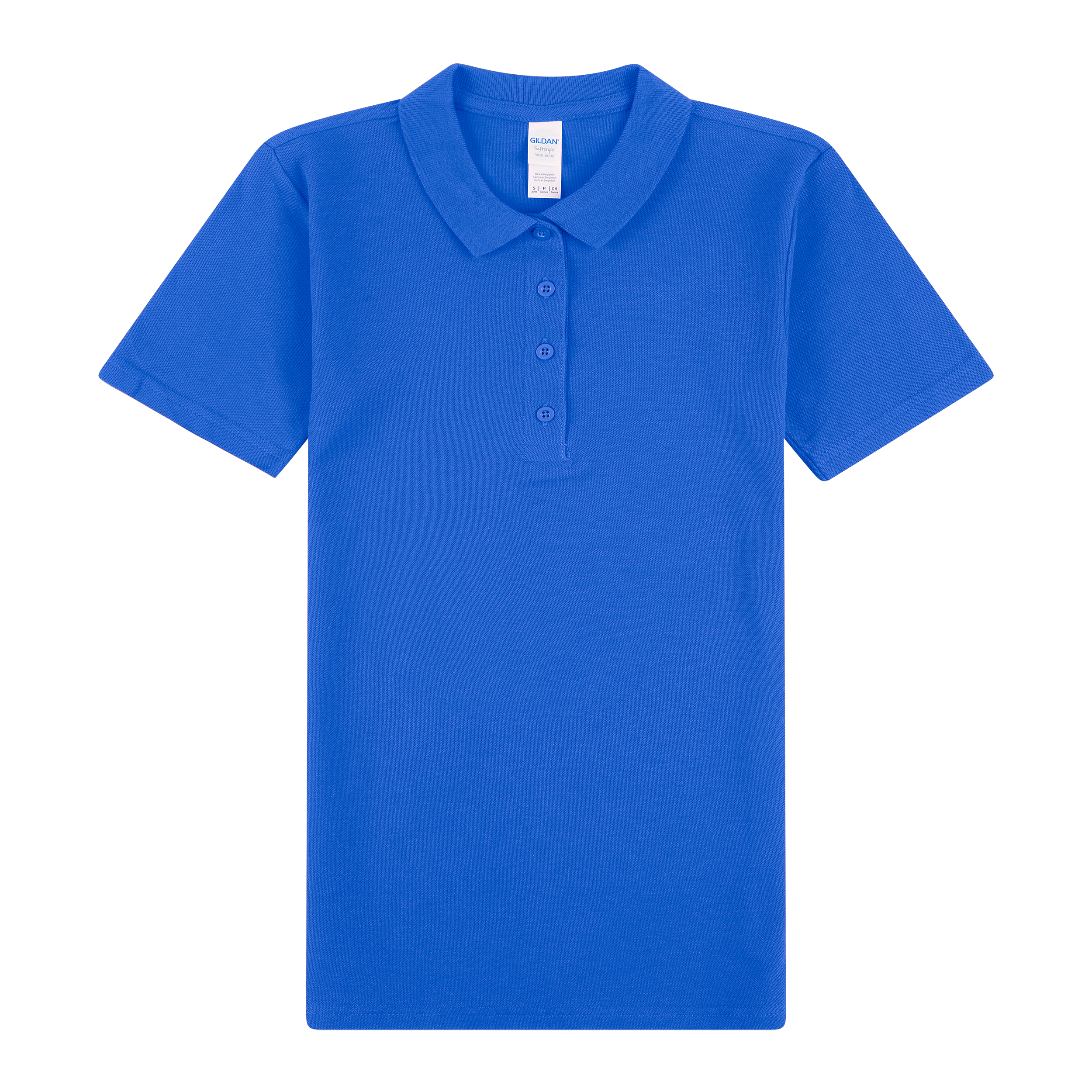 64800L Gildan Softstyle Ladies' Double Pique Polo - Royal