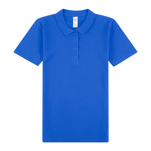 64800L Gildan Softstyle Ladies' Double Pique Polo - Royal