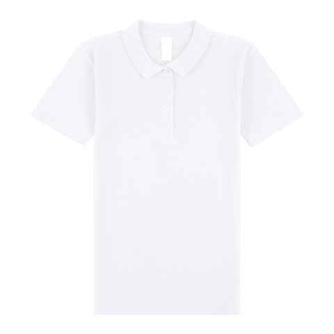 64800L Gildan Softstyle Ladies' Double Pique Polo - White
