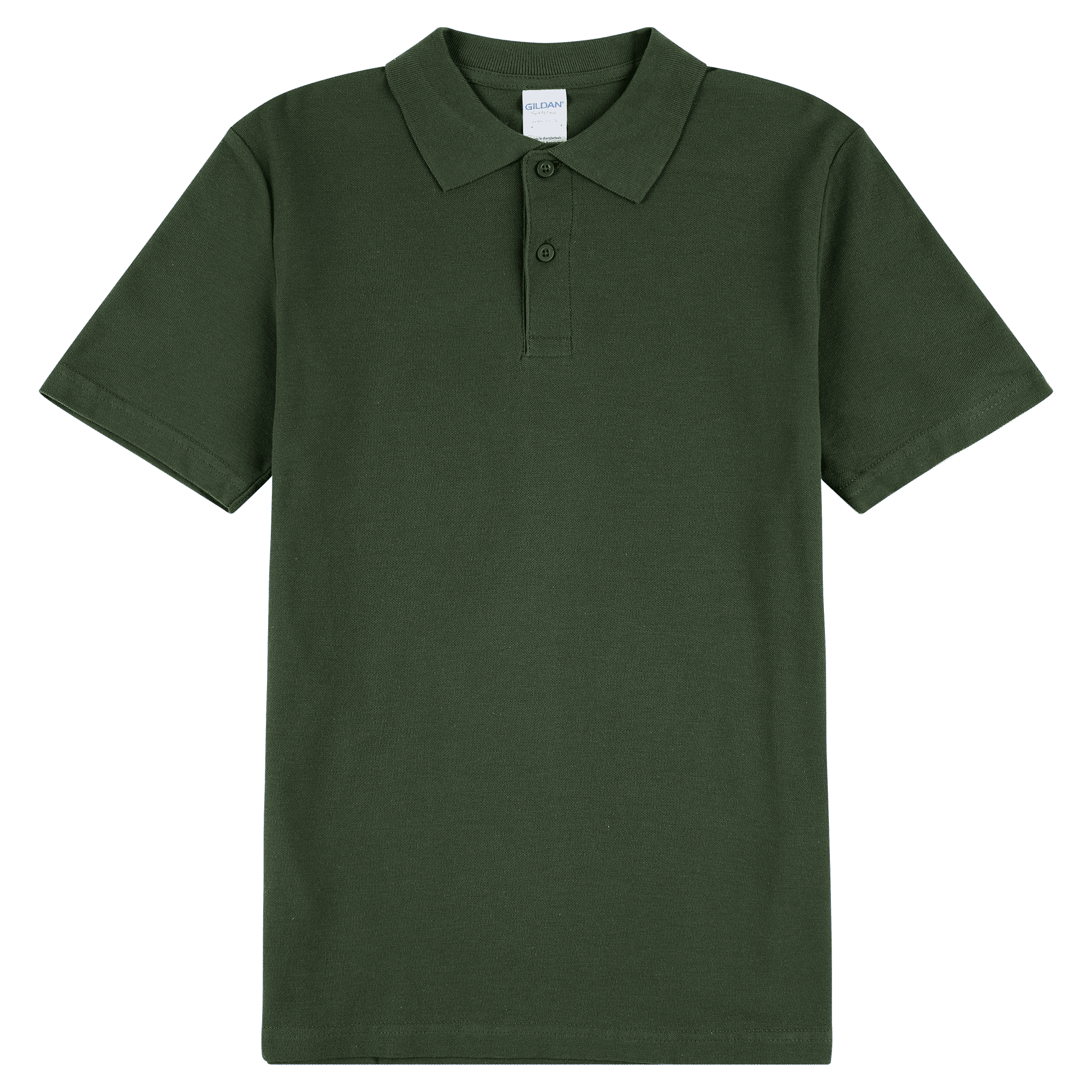 64800 Gildan Softstyle Adult Double Pique Polo - Forest Green