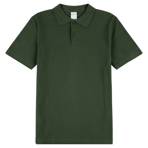 64800 Gildan Softstyle Adult Double Pique Polo - Forest Green