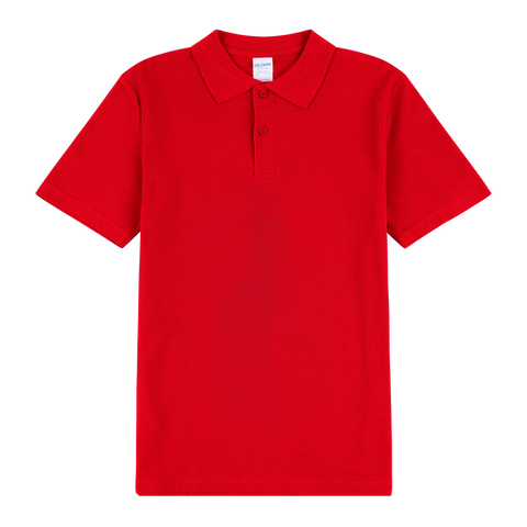64800 Gildan Softstyle Adult Double Pique Polo - Red