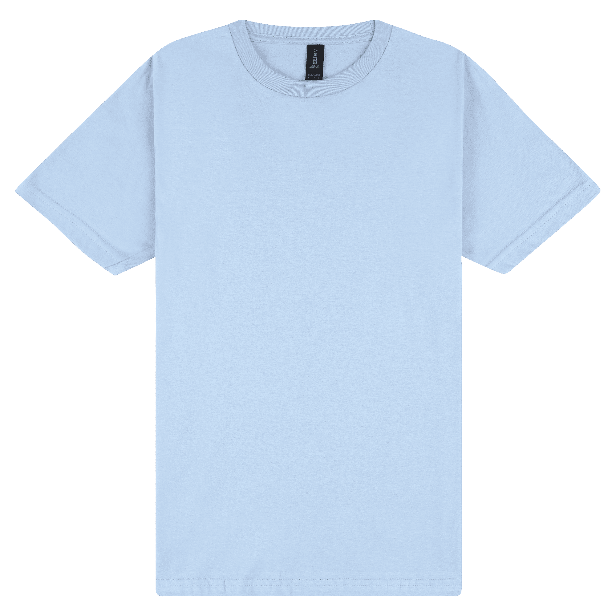 65000B Gildan Softstyle Youth Midweight T-Shirt - Light Blue