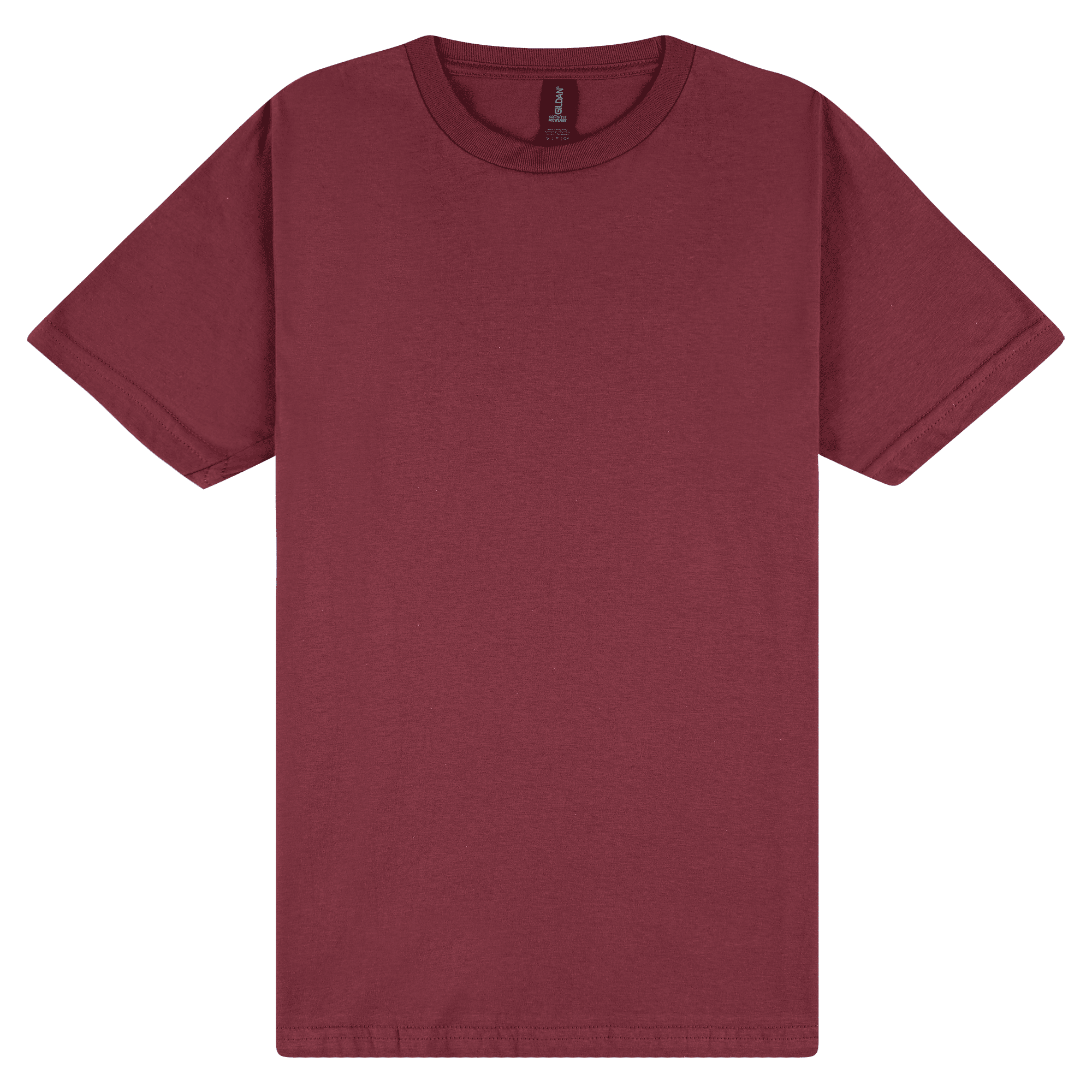 65000 Gildan Softstyle Midweight Tee - Maroon