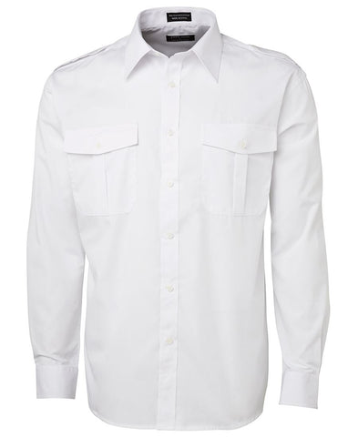 JB's  LADIES L/S EPAULETTE SHIRT -  6ELS1