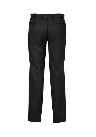 Cool Stretch Mens Flat Front Pant (Regular) Black back view