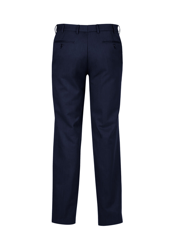 Cool Stretch Mens Adjustable Waist Pant (Regular) Navy back view