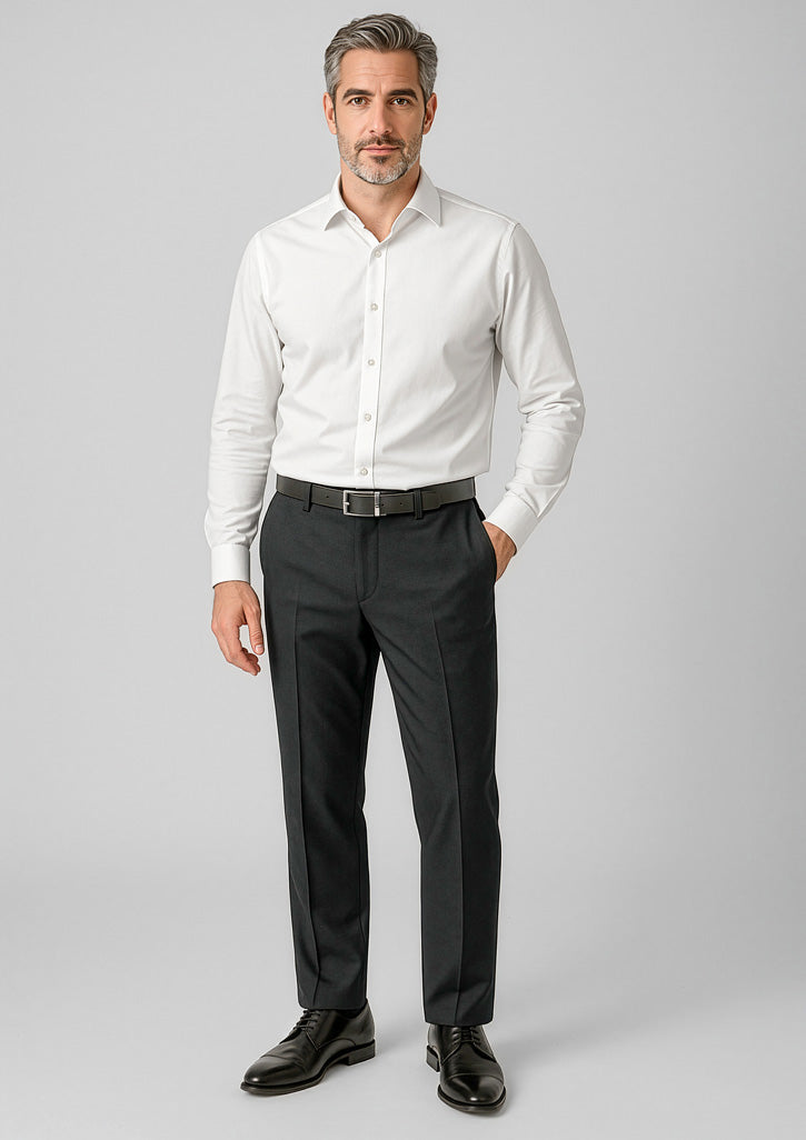 Comfort Wool Stretch Mens Adjustable Waist Pant-74014-biz-corporates-0