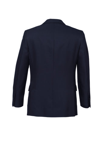 Cool Stretch Mens 2 Button Classic Jacket Navy back view