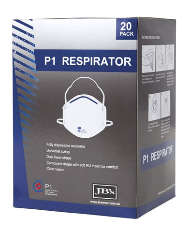 JB's P1 Respirator (20pc) - 8C001