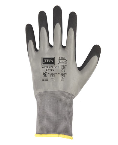 JB's Waterproof Double Latex Coated Glove (5 pack) - 8R031