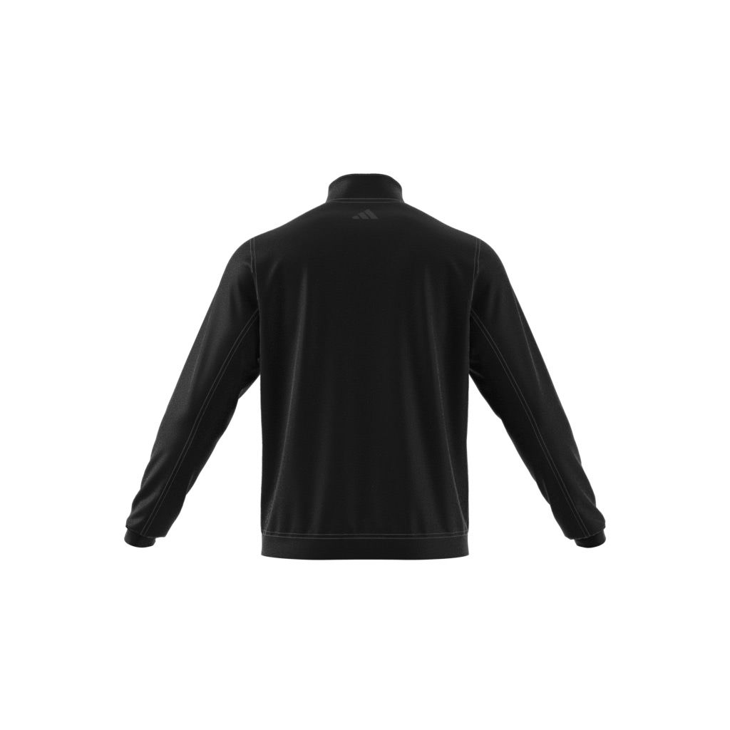 Adidas Mens Elevate Quarter Zip Pullover - Black-0