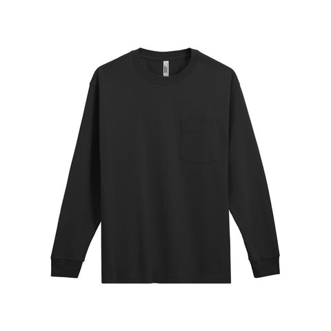 9410 American Apparel Super Heavyweight Long Sleeve T-Shirt with Pocket-0