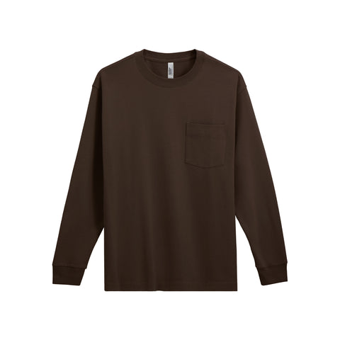 9410 American Apparel Super Heavyweight Long Sleeve T-Shirt with Pocket-1