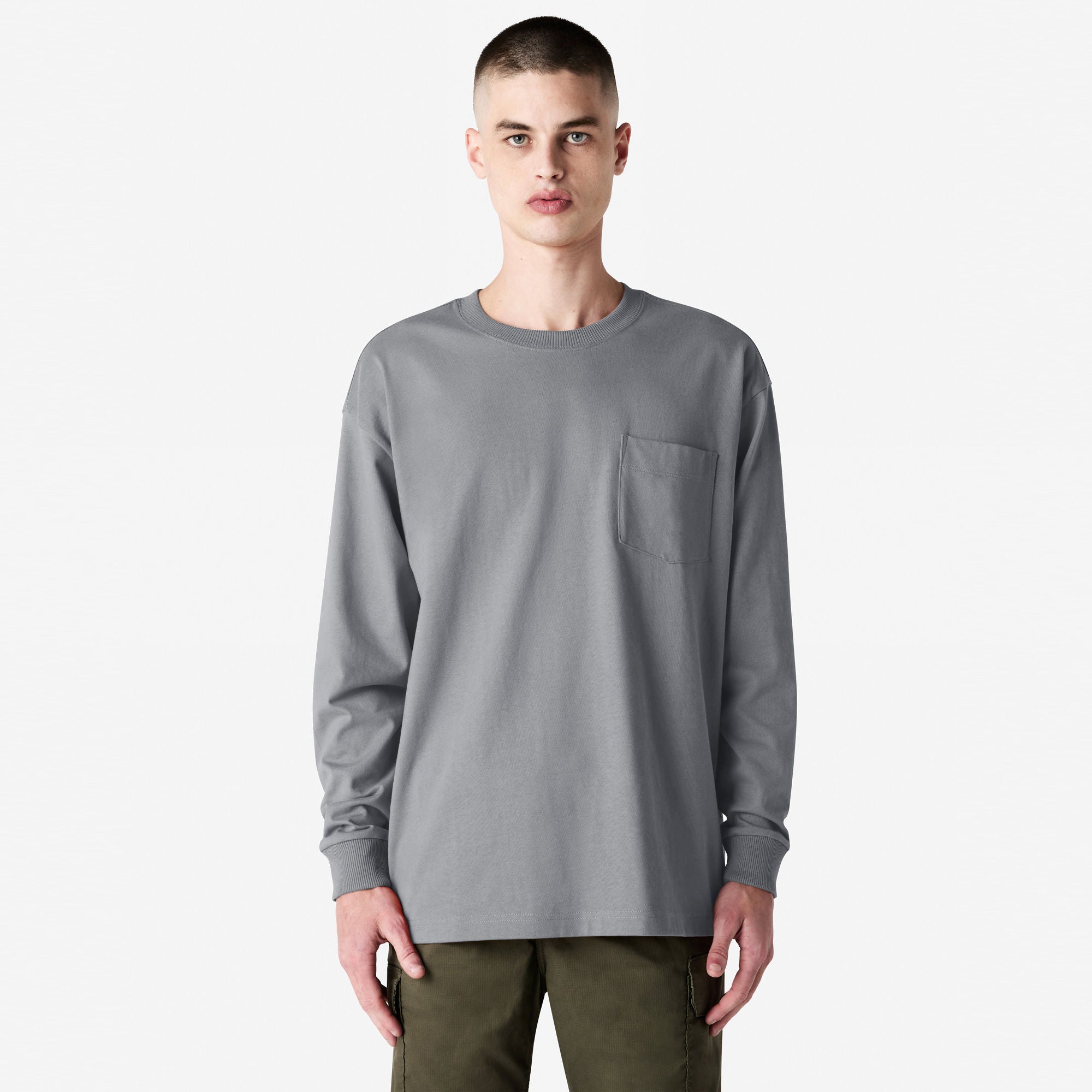 9410 American Apparel Super Heavyweight Long Sleeve T-Shirt with Pocket-10