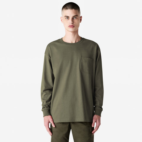 9410 American Apparel Super Heavyweight Long Sleeve T-Shirt with Pocket-11