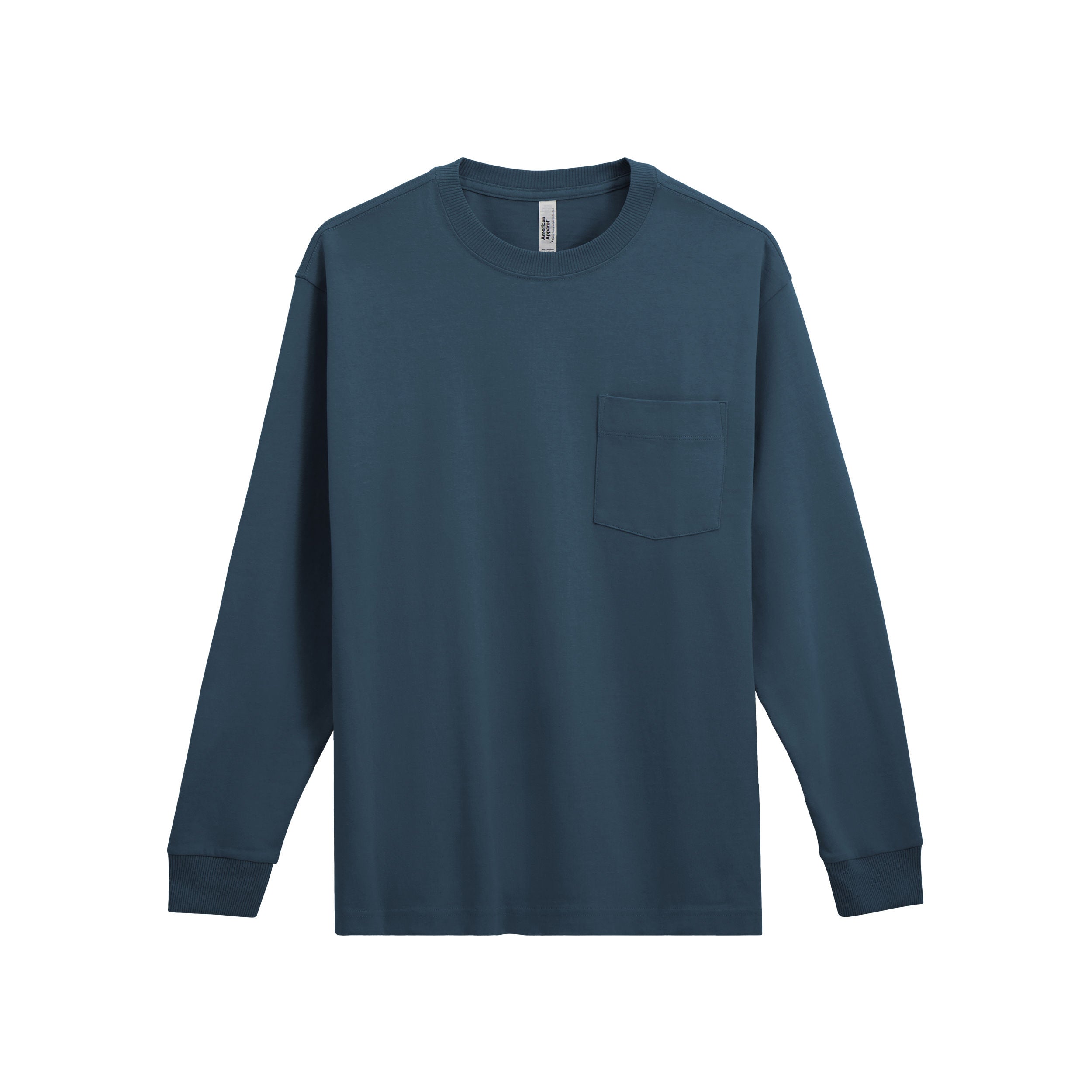 9410 American Apparel Super Heavyweight Long Sleeve T-Shirt with Pocket-5