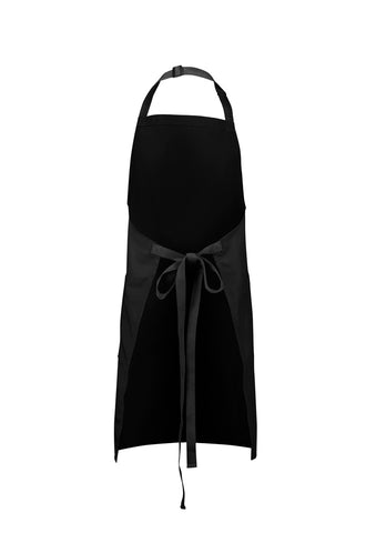 Barley Apron Black back view