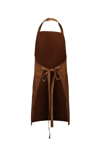 Barley Apron Cinnamon back view