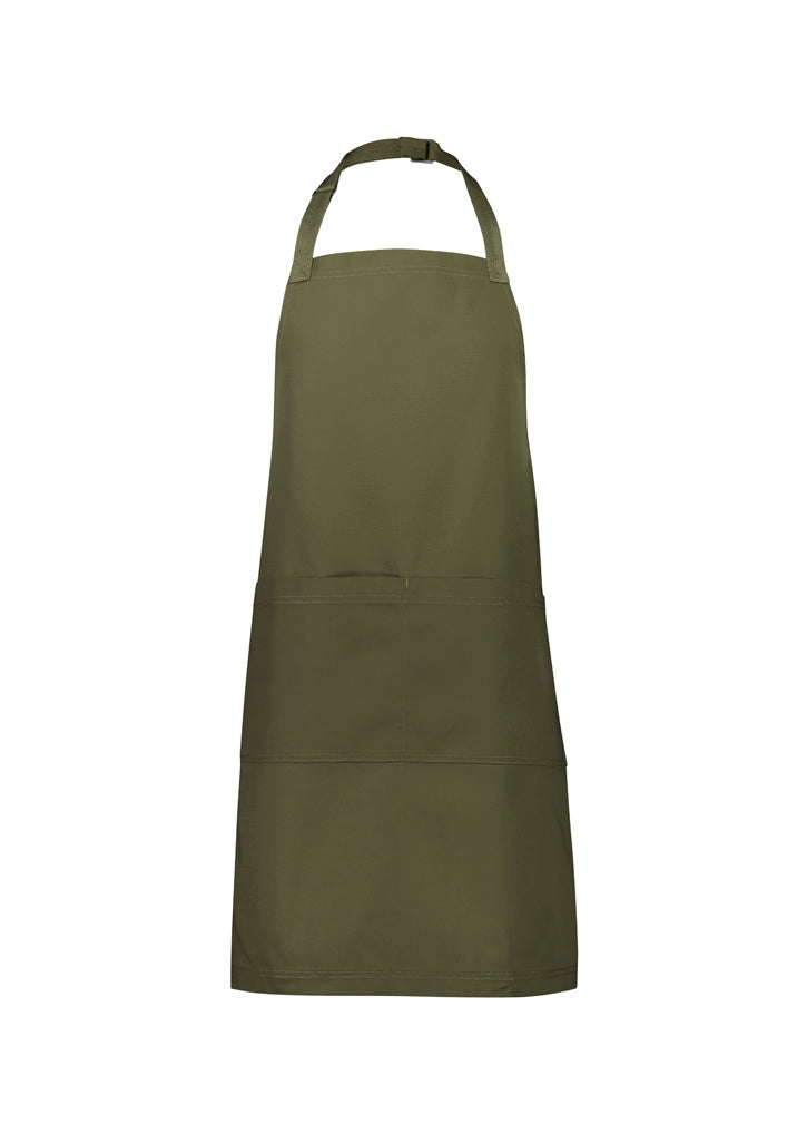 Barley Apron Olive front view